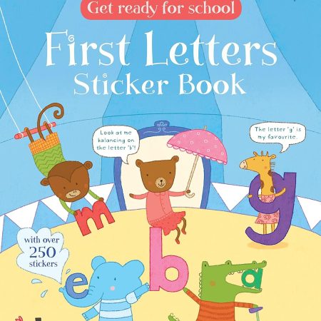 Get Ready for School First Letters Sticker Book