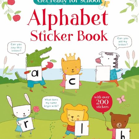 Get Ready for School Alphabet Sticker Book Toy